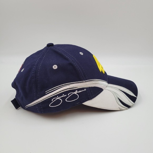 Team Lowes Racing Adjustable Blue Baseball Hat Cap #48 Jimmie Johnson Nascar - Picture 3 of 11